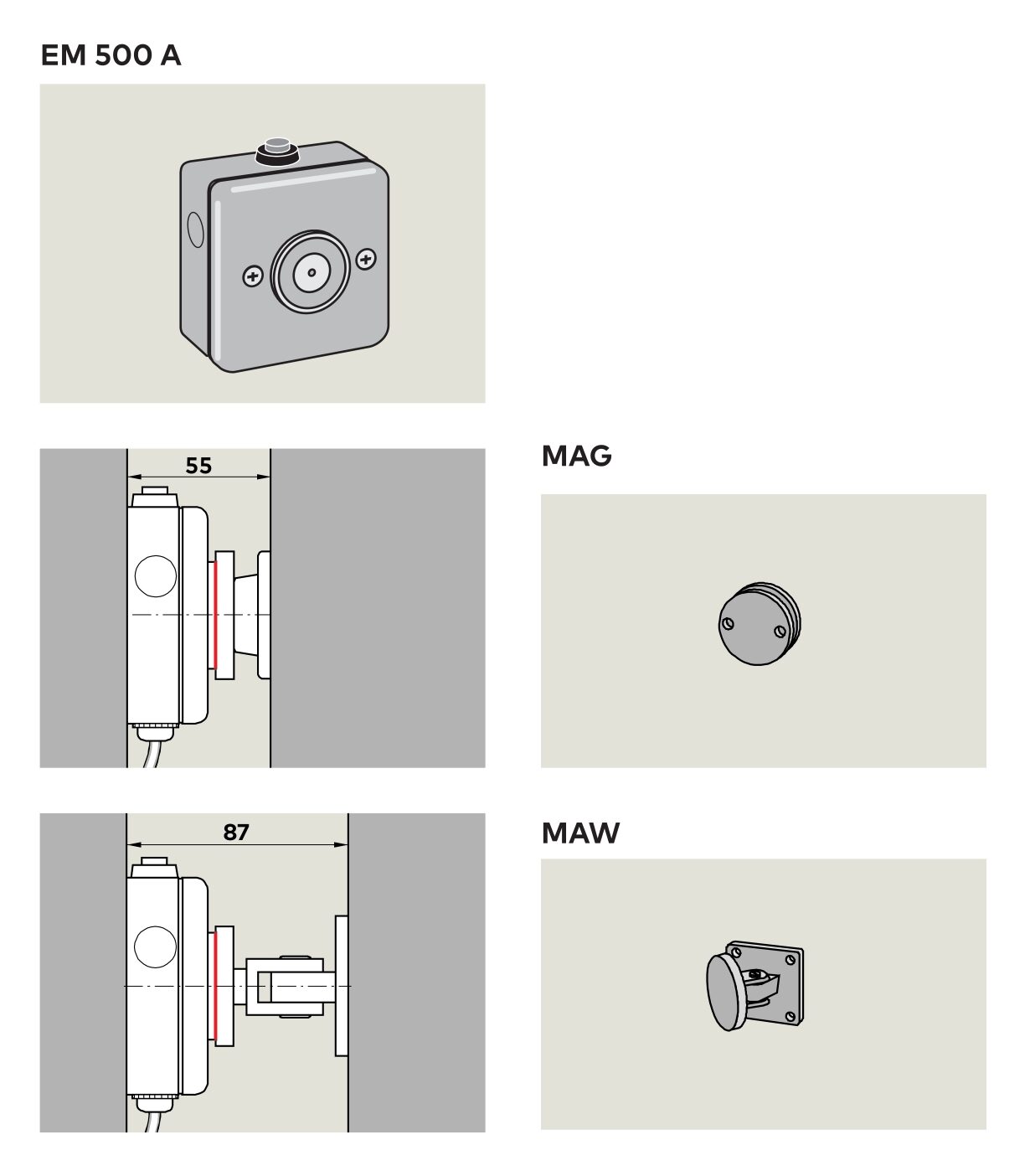 Dormakaba Elektromagnetische deurmagneten EM - Afbeelding 9
